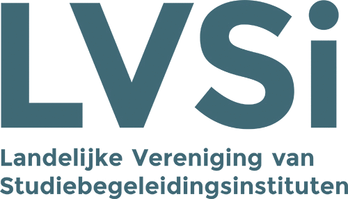 Het logo van de Landelijke Vereniging van Studiebegeleidingsinstituten of LVSI